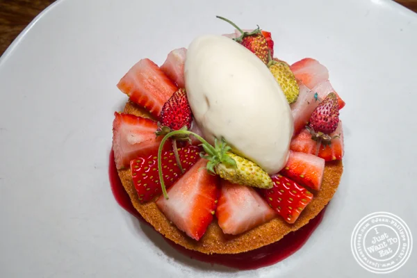 Almond cake at République in Los Angeles