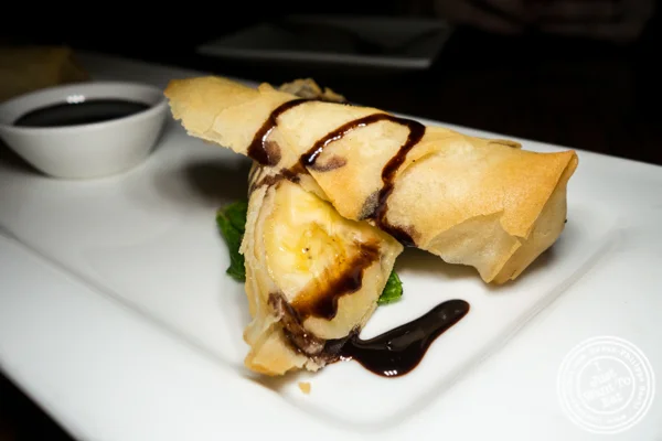 Fried banana at Natsumi in Times Square