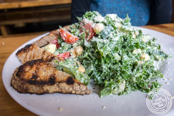 Kale salad at Bierocracy in Long Island City