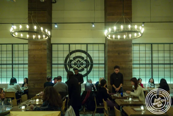 Dining room at Mifune in NYC, NY