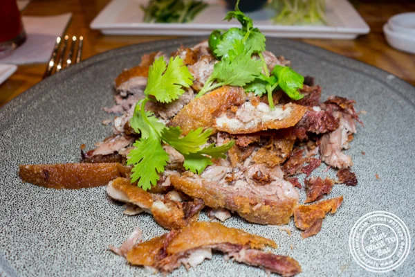 Crispy duck at Bugis Street Brasserie and Bar in Times Square
