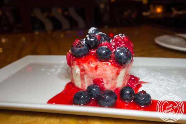Junior’s cheesecake at Bugis Street Brasserie and Bar in Times Square