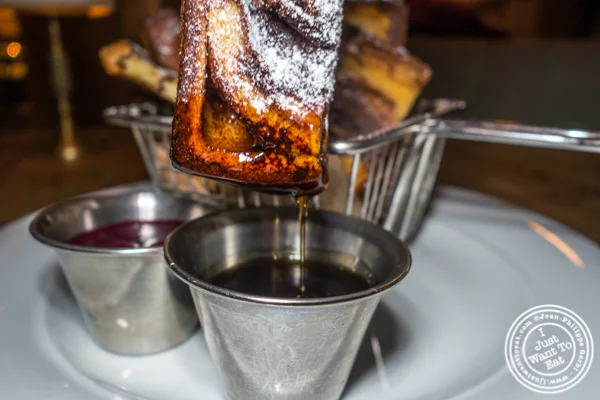 French toast at Delphine in the W Hotel, Los Angeles