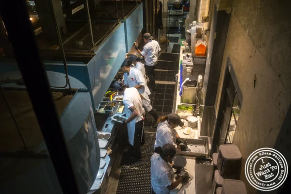 Open kitchen at Puesto at The Headquarters