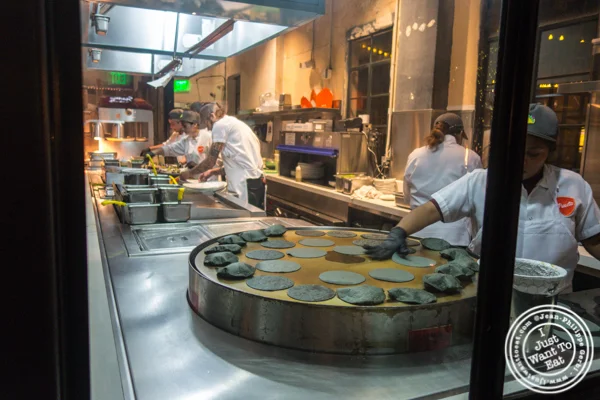 Open kitchen at Puesto at The Headquarters