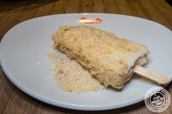 Rompope Paleta dessert at Puesto at The Headquarters in San Diego