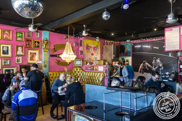 Dining room at Lucha Libre in San Diego