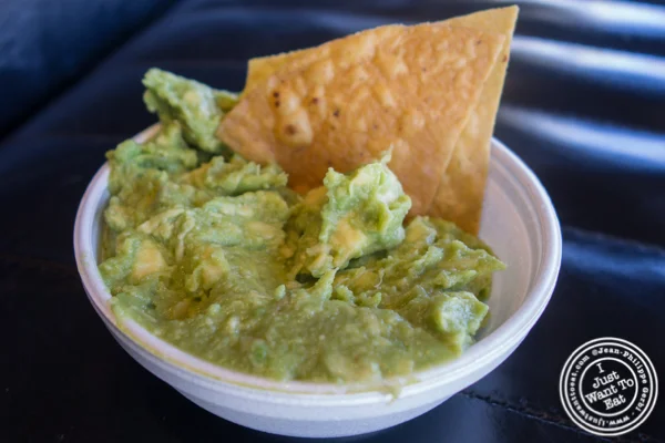 Guacamole at Lucha Libre in San Diego