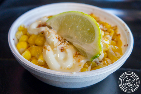 TJ corn at Lucha Libre in San Diego