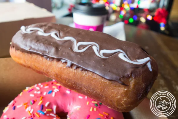Boton cream donut at Donut Bar in San Diego