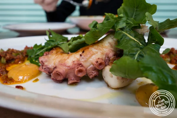 Octopus a la plancha at Ironside Fish & Oysters in San Diego
