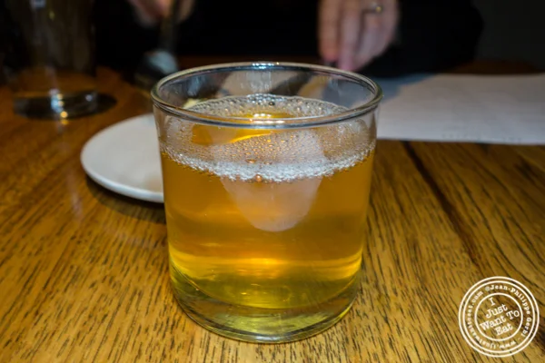 Apple juice at Juniper & Ivy in San Diego