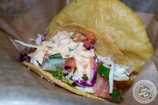 Fish taco at Salud! By San Diego Taco Company in San Diego