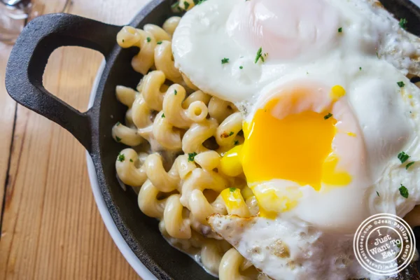 Breakfast Mac and cheese at Grand Vin Kitchen and Bar in Hoboken