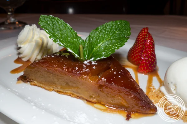 Tarte tatin at Saju Bistro in Times Square