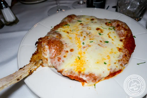 Veal Milanese at Tuscany Steakhouse in NYC, NY