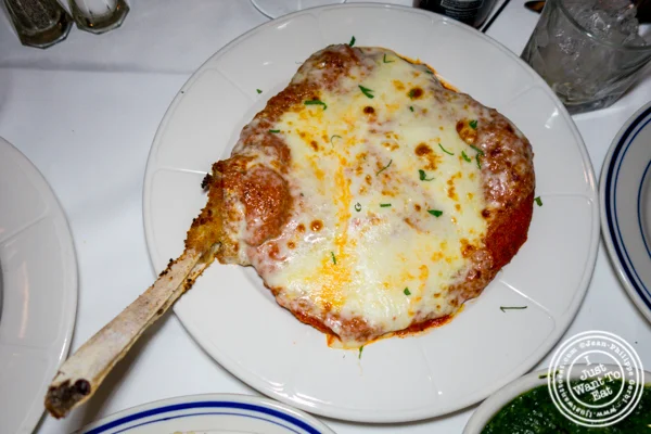 Veal Milanese at Tuscany Steakhouse in NYC, NY