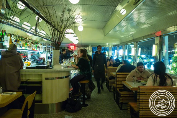 Dining room at Empire Diner in Chelsea