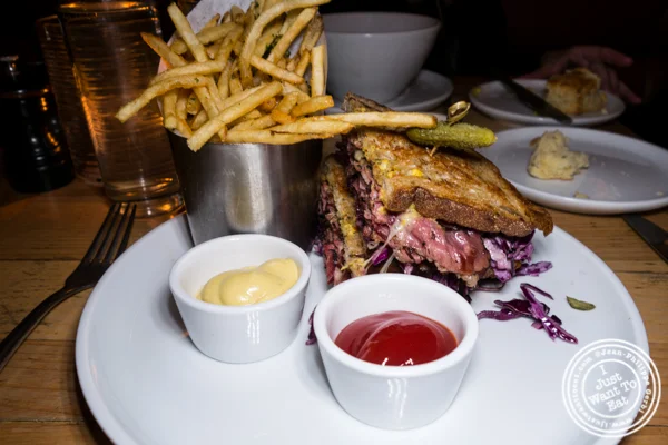 New York pastrami sandwich at Empire Diner in Chelsea