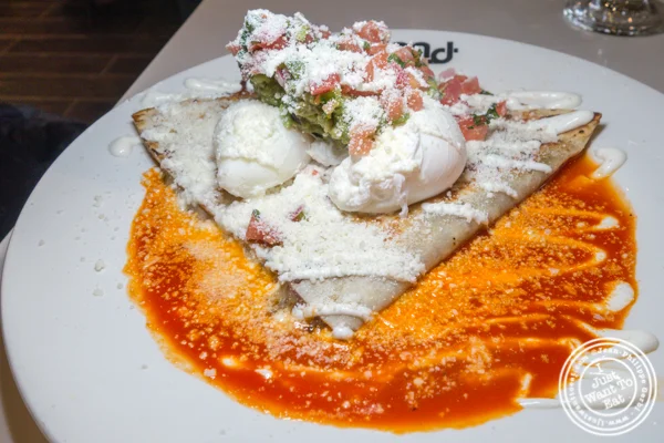 Huevos rancheros at Blend in Long Island City