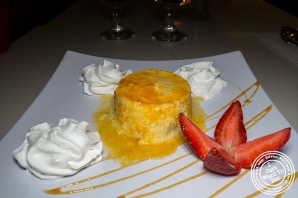 Flan at Blend in Long Island City