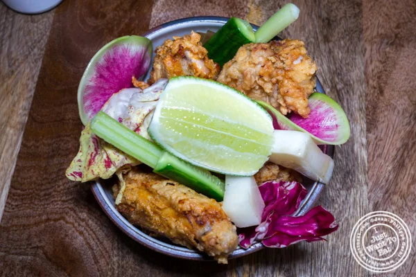 Fried chicken at Jeju Noodle Bar in Greenwich Village