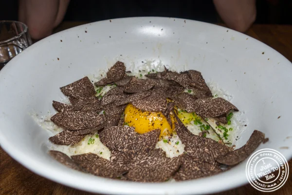 Truffle bibim myun at Jeju Noodle Bar in Greenwich Village