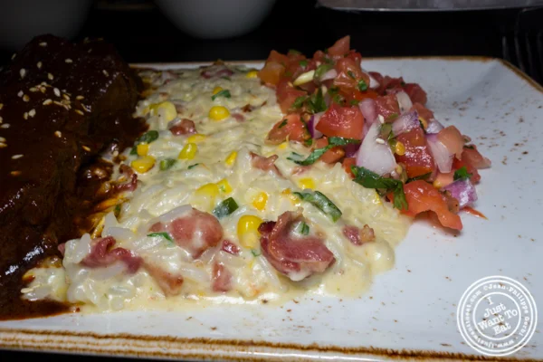 Rice with crema at Dos Caminos Times Square