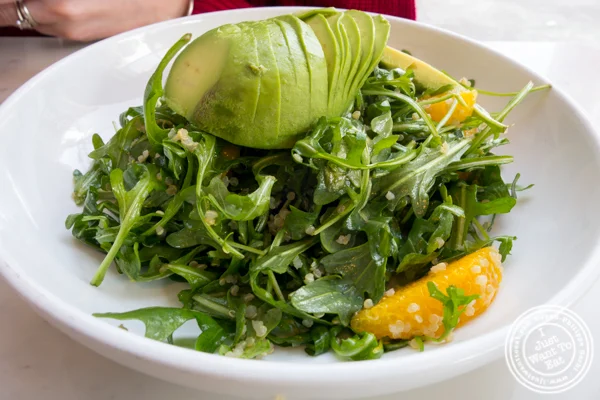 Arugula salad at Indie LIC in Queens, NY