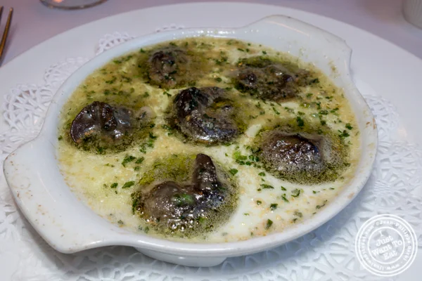 Escargots at Felix in NYC, NY
