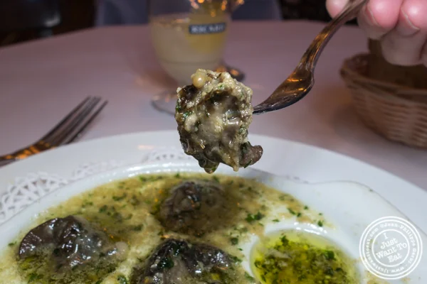 Escargots at Felix in NYC, NY