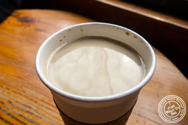Vietnamese coffee at Hanco’s in Brooklyn, NY