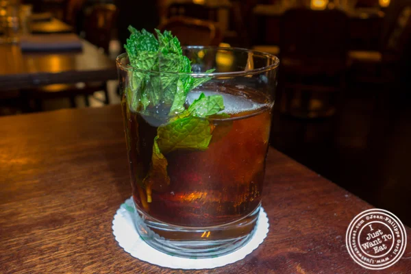 The night moves cocktail at Frenchette in TriBeCa