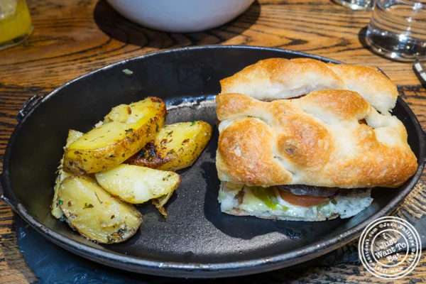 Burger at Cocotte in Soho