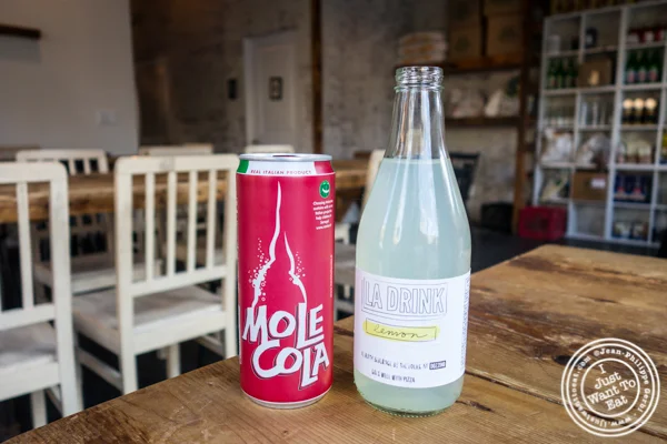 Beverages at Dozzino in Hoboken, NJ