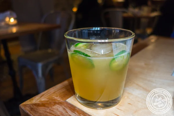 Thunderbird cocktail at Aunt Jake's Wine Bar and Pasta Lab