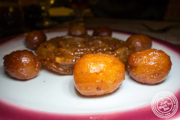 Bamieh at Ravagh Persian Grill in NYC, NY