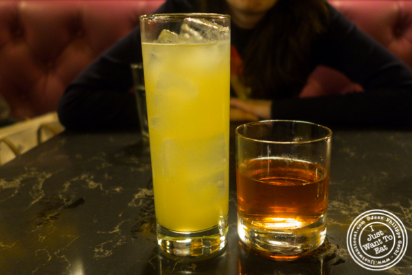 Drinks at Valerie in NYC. NY