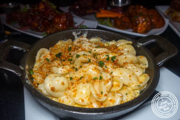 Truffle Mac and cheese at Proper West in NYC, NY