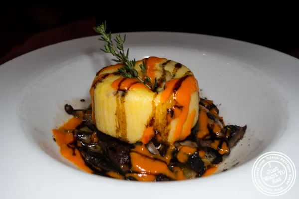 Polenta and mushroom at Da Andrea in NYC, NY