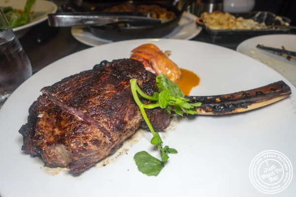 Bone-in ribeye at Charlie Palmer Steak in NYC, NY