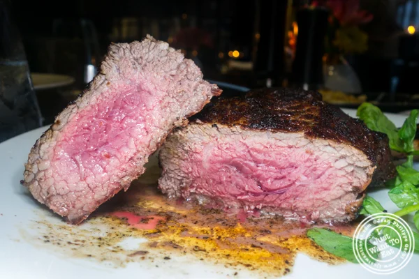 Bone-in ribeye at Charlie Palmer Steak in NYC, NY