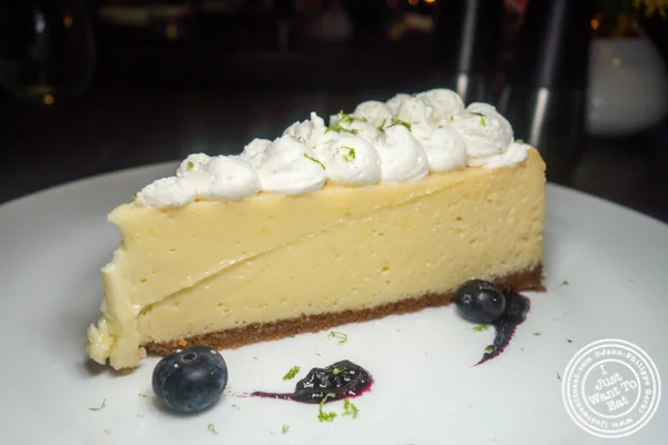 Key lime pie at Charlie Palmer Steak in NYC, NY