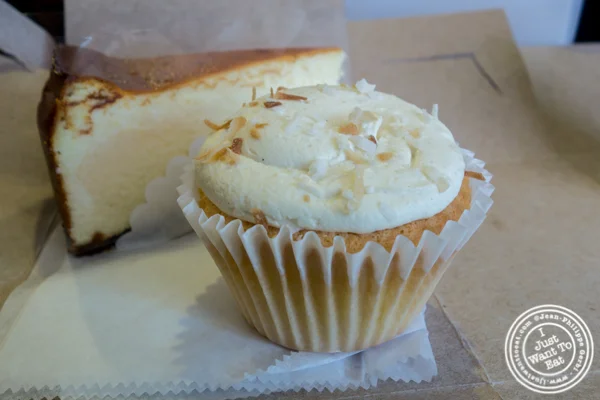 Coconut cream cupcake at Two Little Red Hens on the Upper East Side