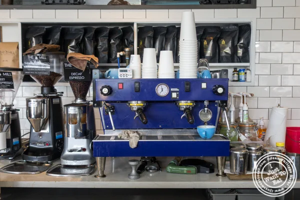 Espresso machine at The Mill in LIC