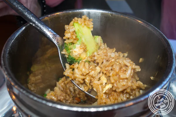 Veggie fried rice at Brooklyn Chop House in NYC