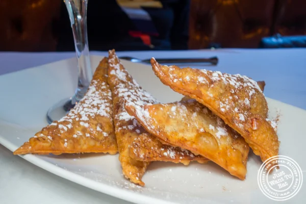 Crispy apple wontons at Brooklyn Chop House in NYC, NY