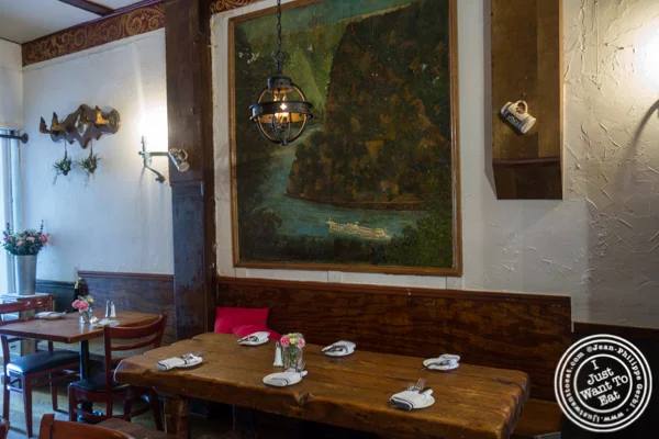 Dining room at Heidelberg on the Upper East Side