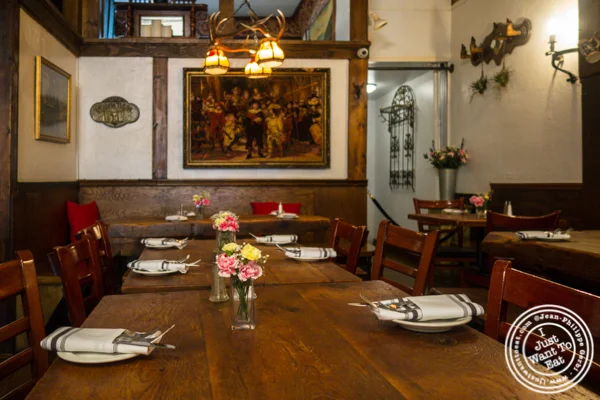 Dining room at Heidelberg on the Upper East Side