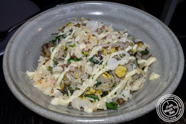 Daily fried rice at Fat Rice in Chicago, IL